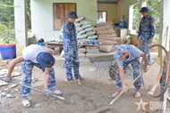 Naval Region 4 builds houses for local residents